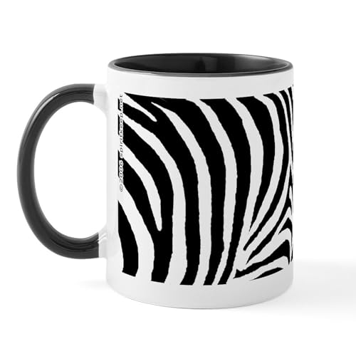 White/Black Inside - Zebra Stripe Mug