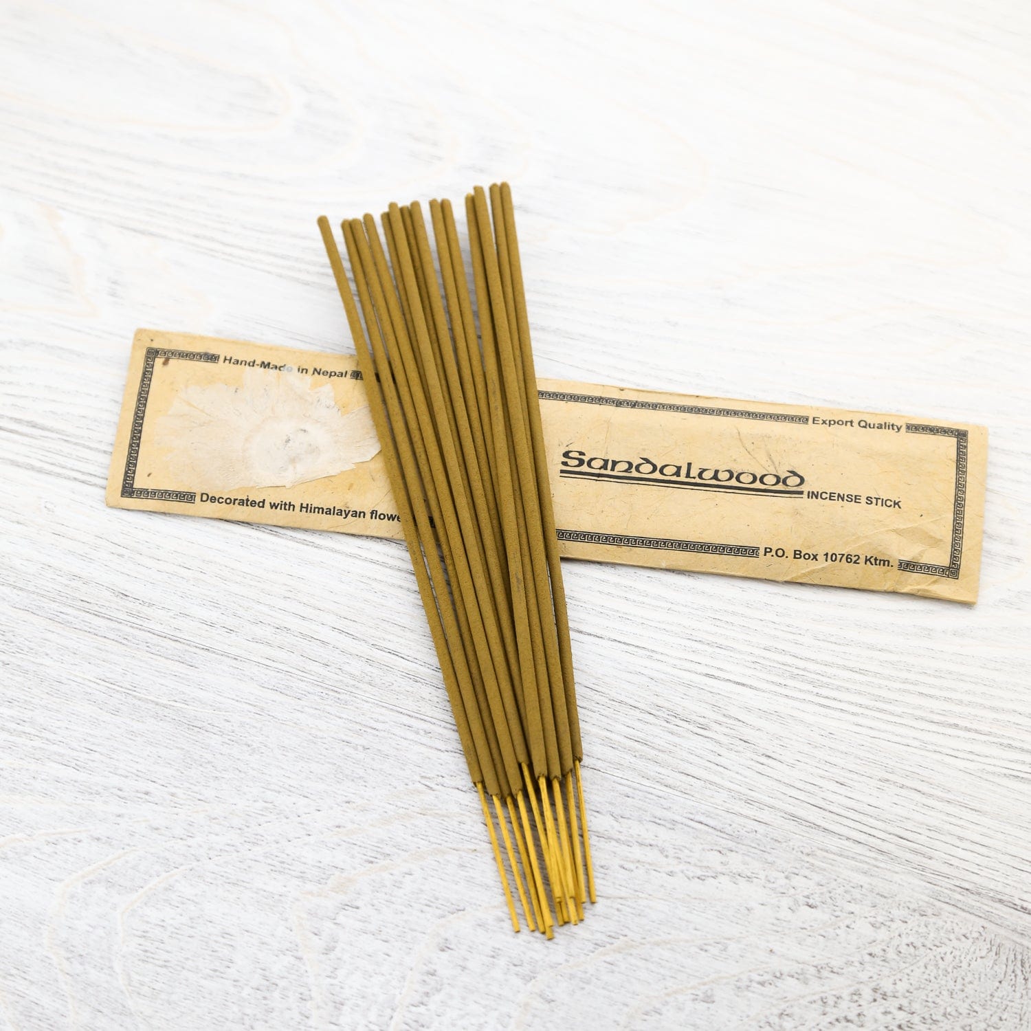 Premium Himalayan Sandalwood Incense Sticks - 100% Natural Aromatherapy for Meditation, Yoga & Relaxation - Handmade in Nepal with Pure Essential Oils - Perfect for Home, Office & Spiritual Practices