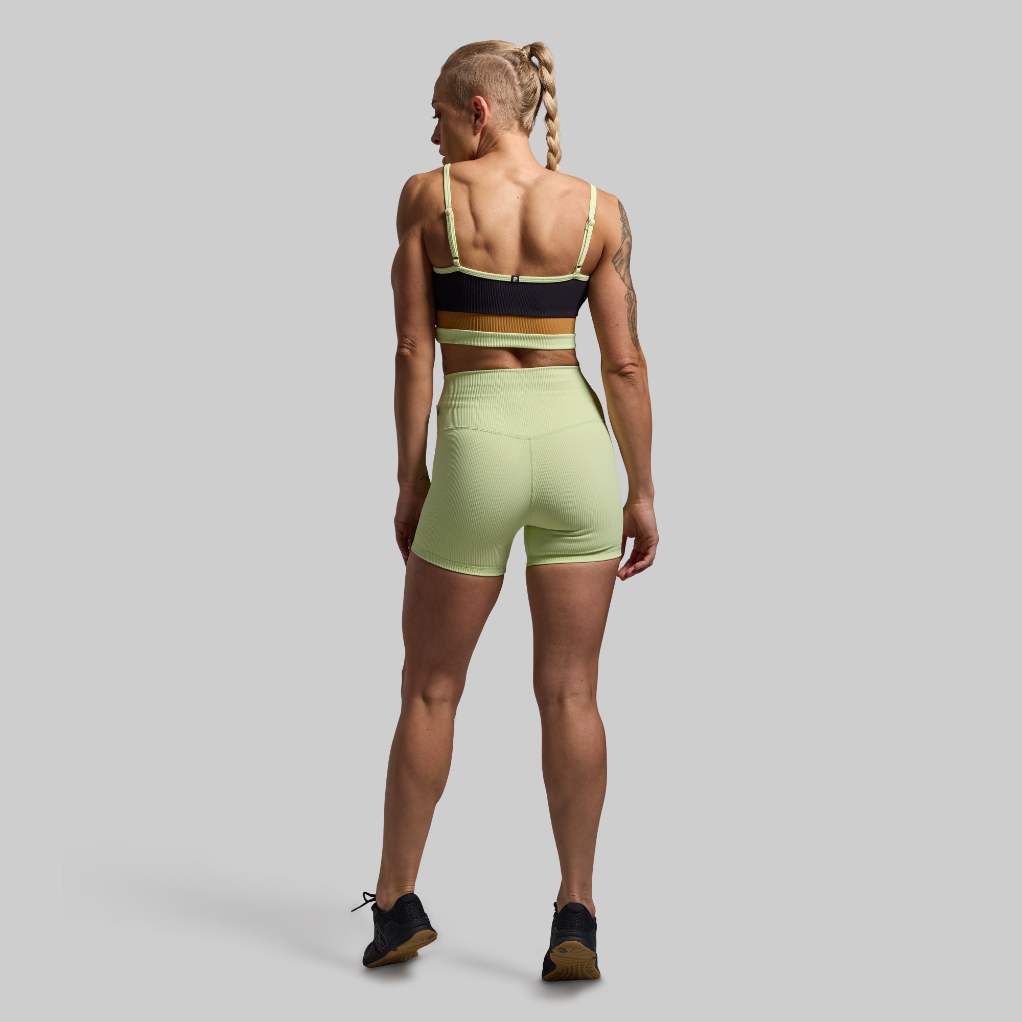 Limitless Short (Glow) - High Waisted Yoga Shorts for Women, Breathable Workout Running Shorts with Pockets - Perfect for Gym, Yoga, Running & Lounge Wear