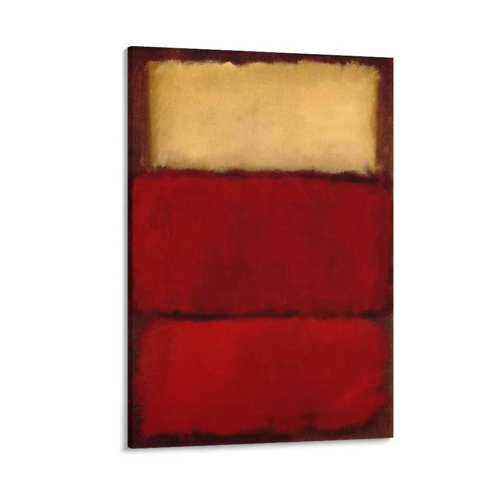 Mark Rothko Red (1964) Painting Poster - Premium Canvas Wall Art for Living Room & Bedroom - 12x18 Inches (30x45cm) - Modern Abstract Home Decor - Perfect for Art Lovers & Interior Design