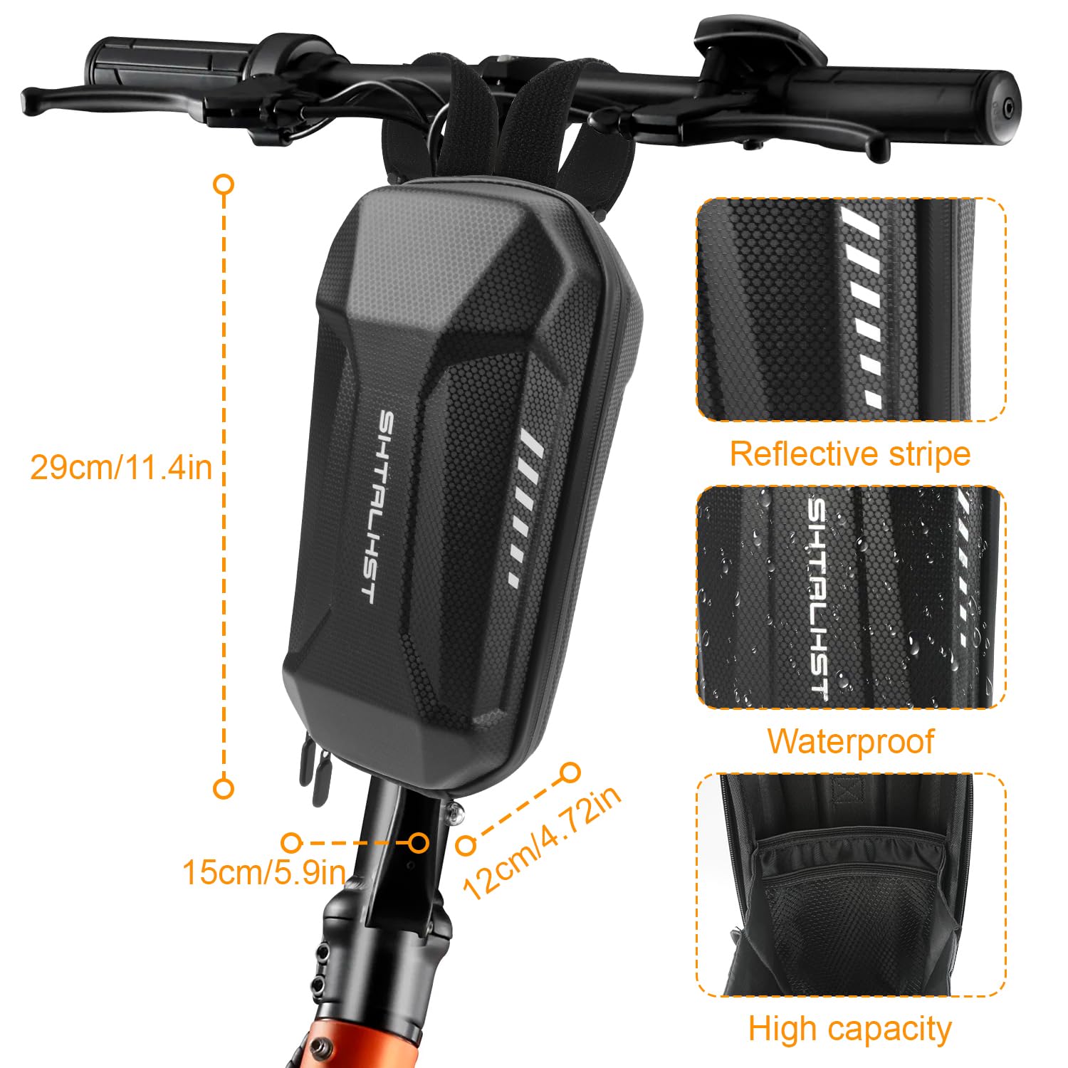 Premium Scooter Lock - Heavy Duty Anti-Theft Chain Lock for Electric Scooters, Bikes, Segway Ninebot & NIU (Black) | Universal Scooter Accessory for Commuting, Campus & Urban Travel Security