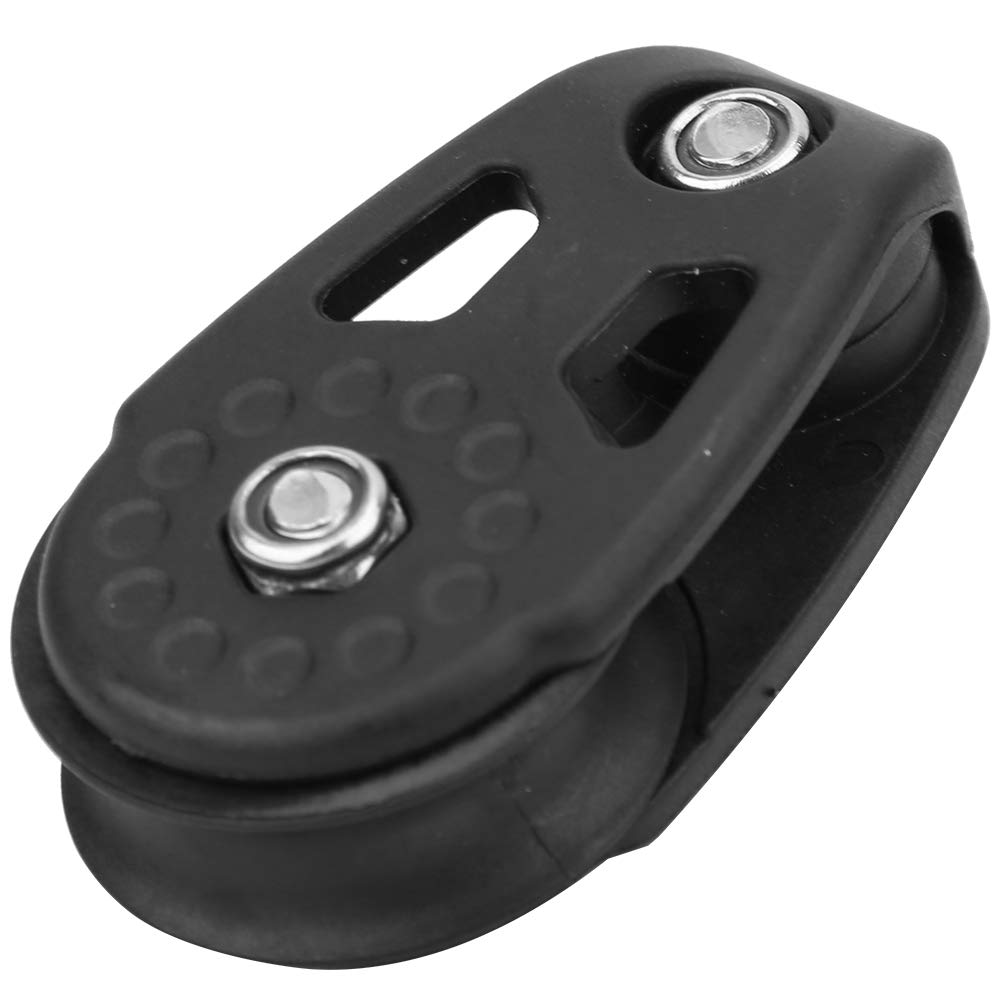 Uxsiya Marine Single Pulley Block Sheave - Heavy Duty Plastic Canoe Pulley with 360° Rotation | Anti-Rust & Durable for Kayak, Canoe & Marine Use | Perfect for Sailing, Boating & Water Sports Accessories