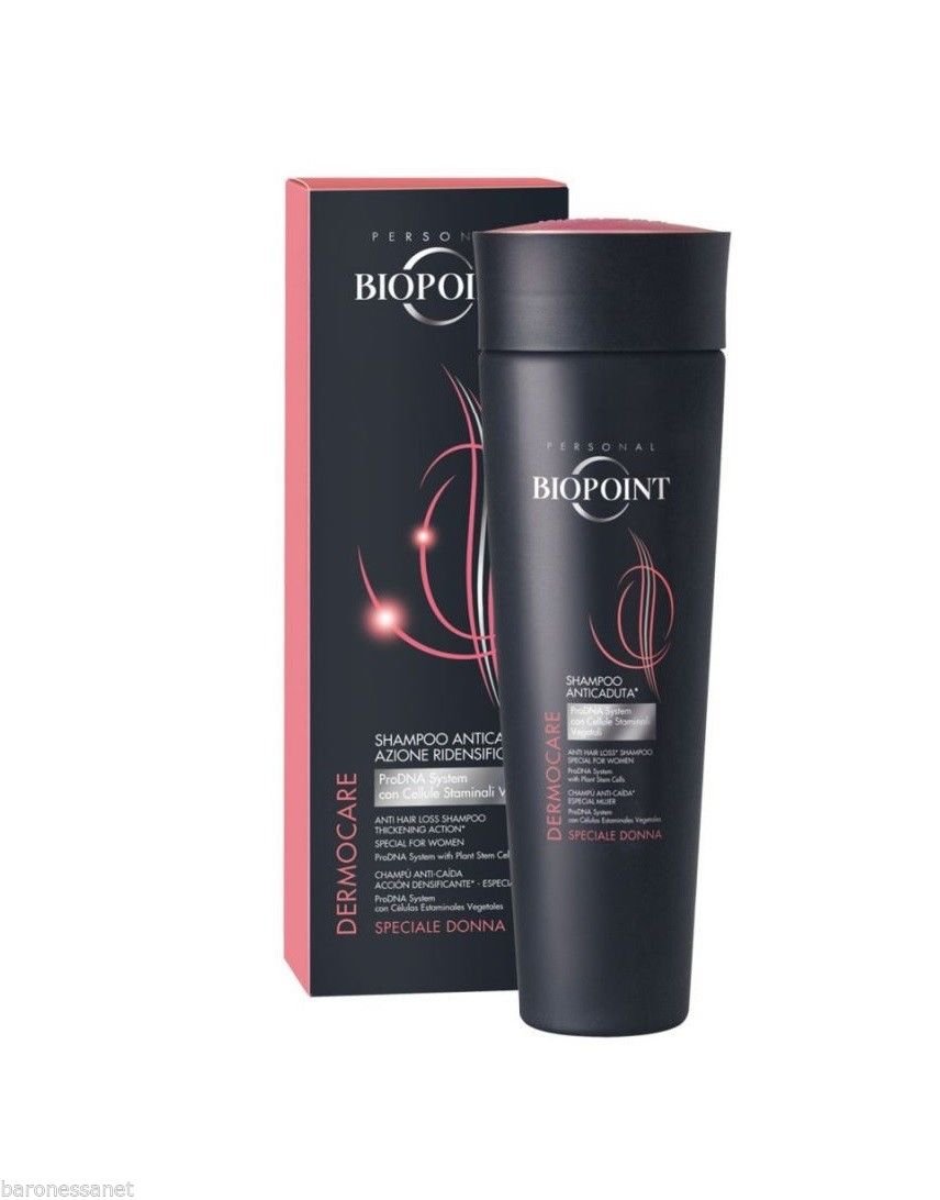 Good Care Hair Biopoint Dermocare Anti-Hair Loss Shampoo with Vegetable Stem Cells for Women - 200ml | Gentle Daily Use for Thinning Hair & Scalp Care | Home & Travel Friendly