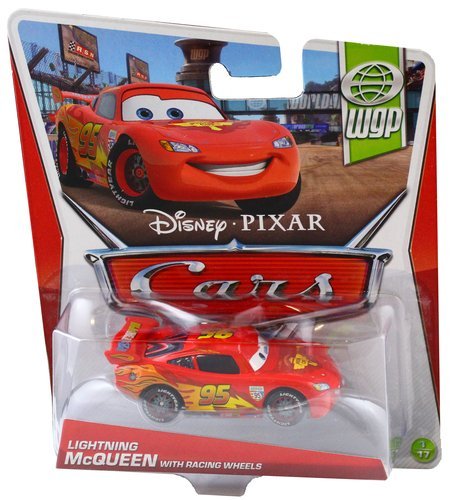 Lightning McQueen 1:55 Scale Die-Cast Model Car with Racing Wheels - Perfect for Disney Pixar Fans, Collectors & Kids Play