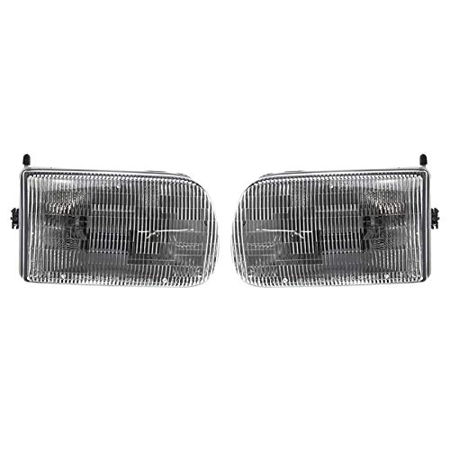 RAREELECTRICAL New Headlight Assembly Compatible With Mazda B3000 1994-1997 - Part Numbers ZZMO-51-030, ZZMO51030, ZZMO-51-040, ZZMO51040, MA2503110, MA2502110 - Perfect for Night Driving & Vehicle Restoration
