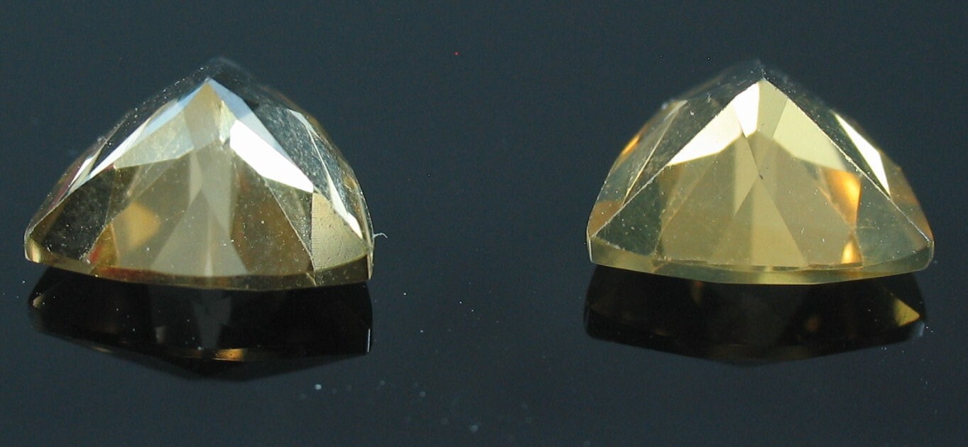 Natural Brazilian Citrine Loose Stones - 4mm, 5mm, 6mm, or 7mm Trillion Cut | VVS Eye Clean Quality | November Birthstone | Wholesale for Jewelry Making & Gemstone Collections