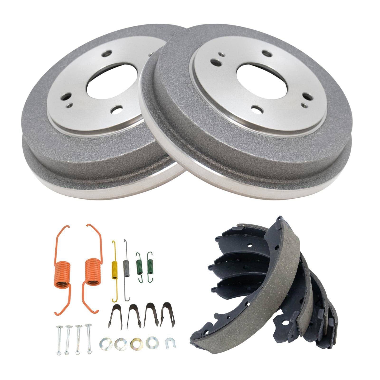 Rear Brake Drum Shoes & Hardware Kit Set for 1990-2002 Honda Accord - Perfect Replacement for Smooth Braking Performance | Ideal for DIY Repairs & Maintenance