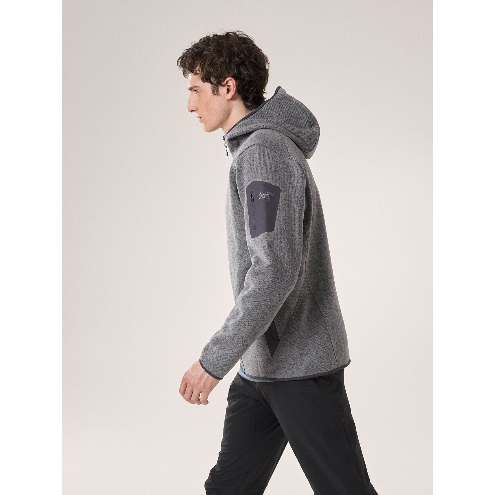 Arc'teryx Men's Covert Hoody - Lightweight Fleece Jacket for Hiking & Outdoor Activities | Water-Resistant & Breathable Midlayer for Camping, Travel & Casual Wear