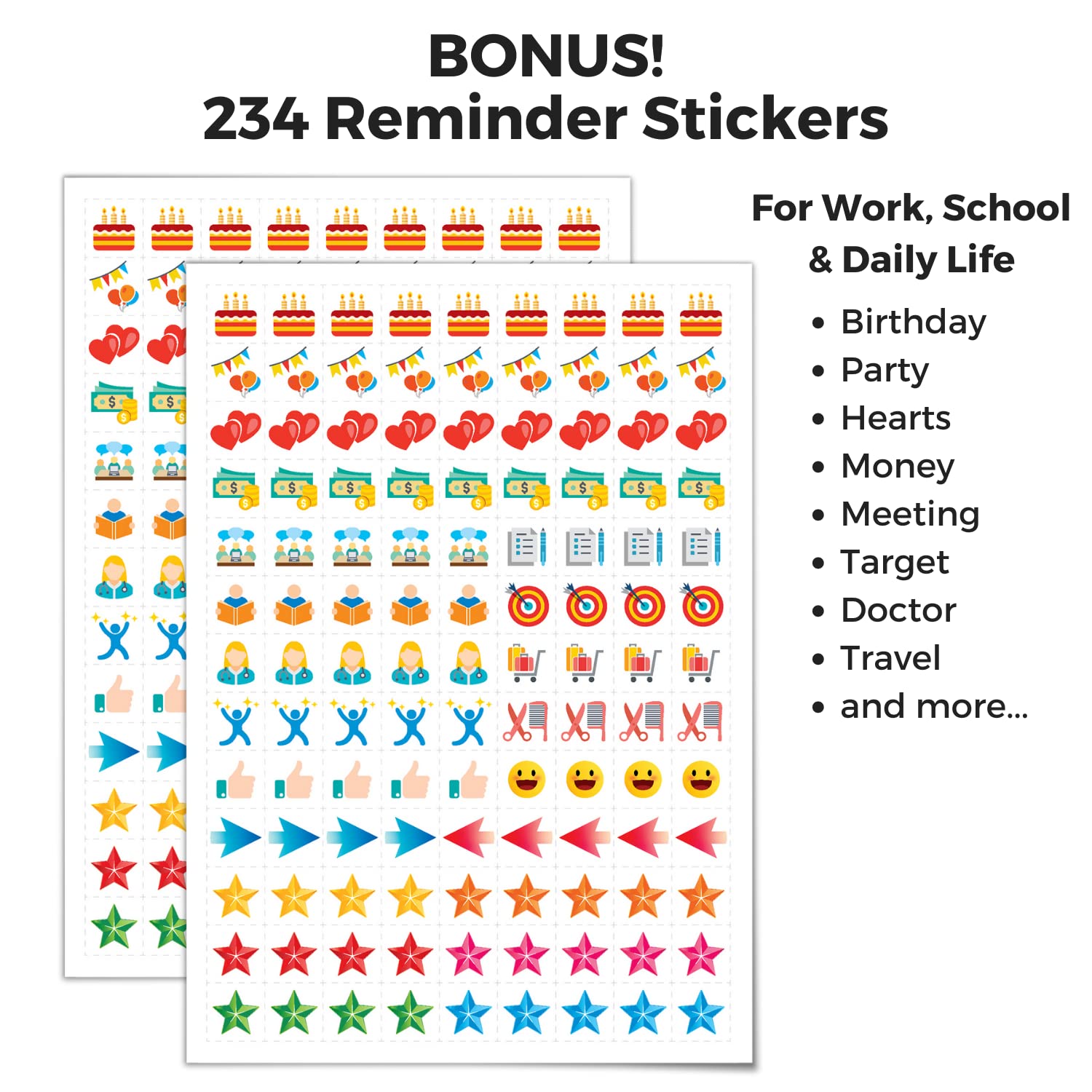CRANBURY Large 22x17 Desk Calendar 2025 - Big Monthly Planner & Desk Blotter for Office or Home Use | Includes Stickers | Perfect for Wall Hanging, Workstation Organization & Productivity Planning
