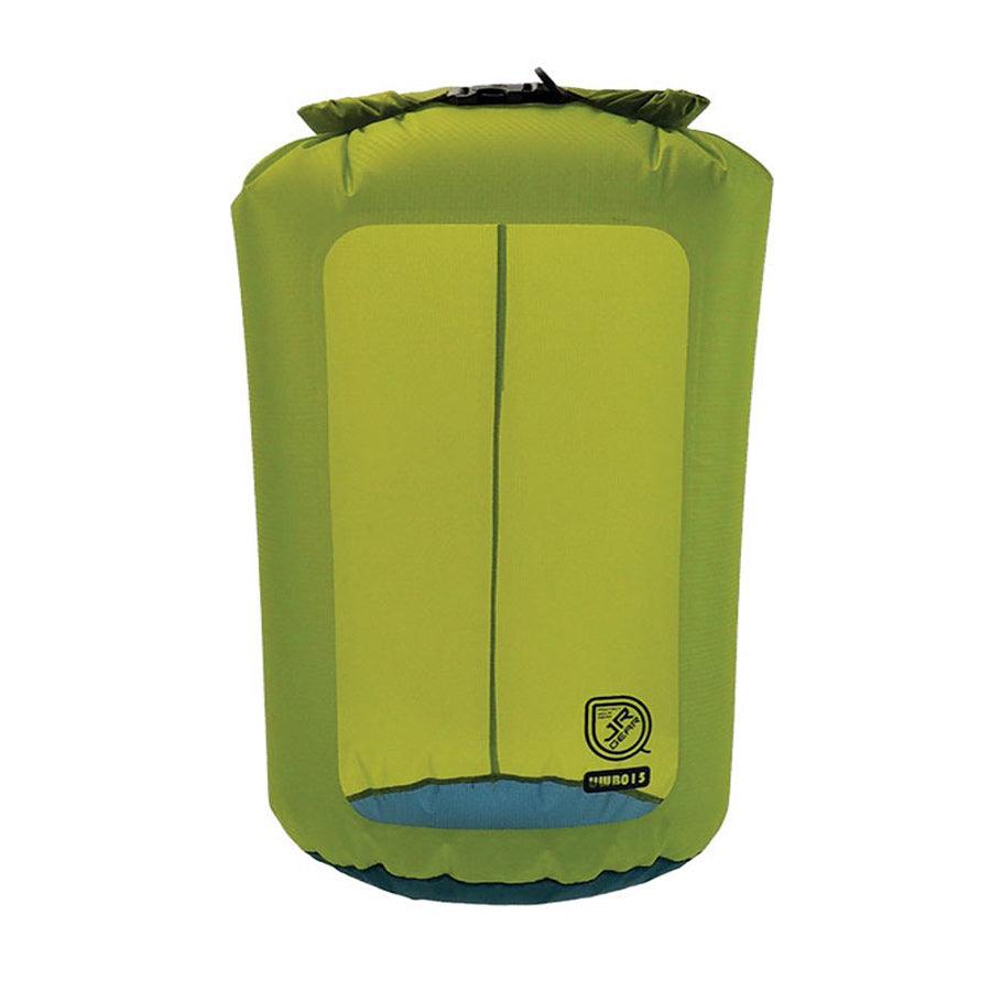 Ultra Light Waterproof Dry Bag for Camping, Hiking & Travel - 15L Lime Green | Compact & Durable Window Dry Sack for Kayaking, Beach & Outdoor Adventures
