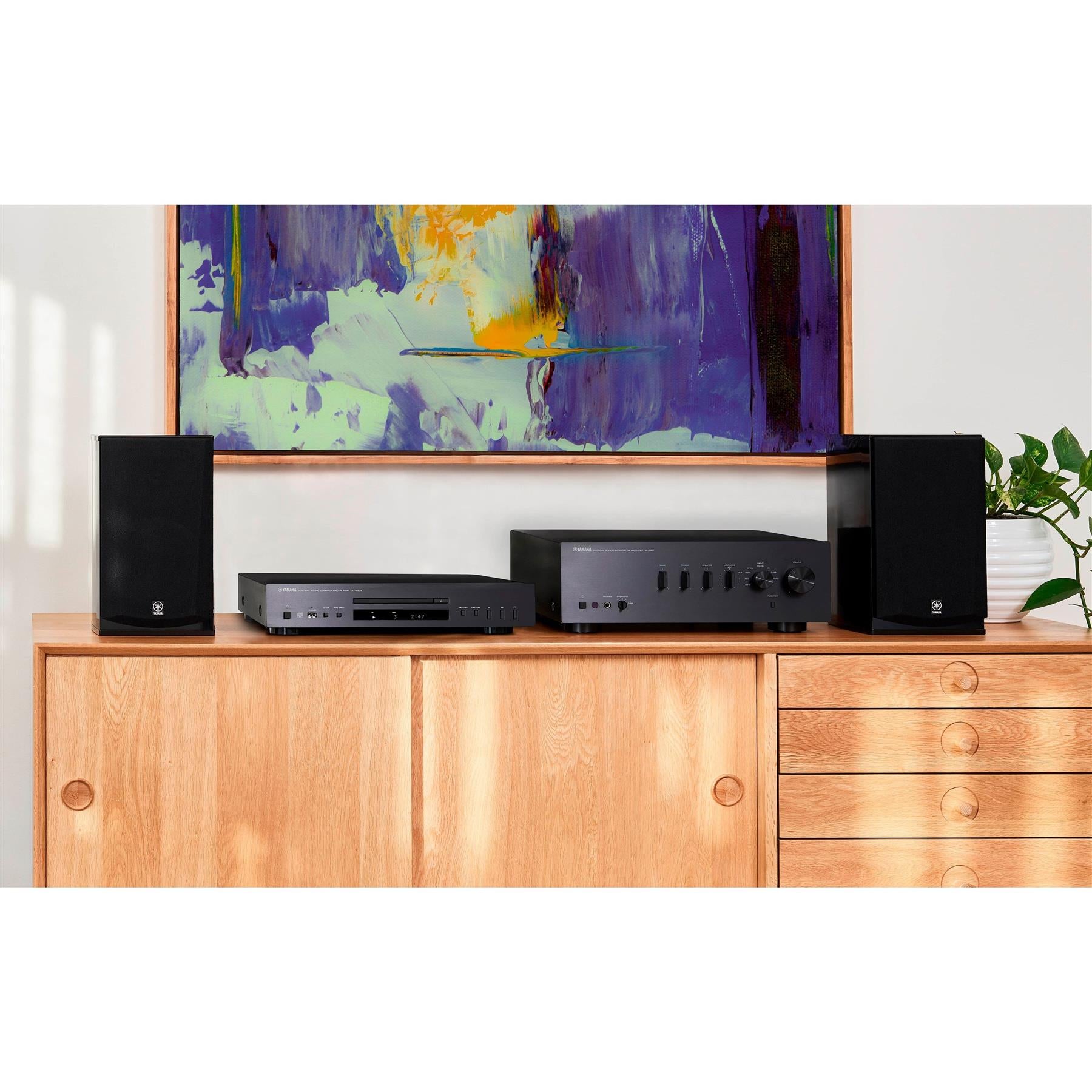 Yamaha CD-S303 High-Quality CD Player with USB Playback - Perfect for Home Audio & Music Enthusiasts | Enjoy CDs, MP3s & Digital Music Files