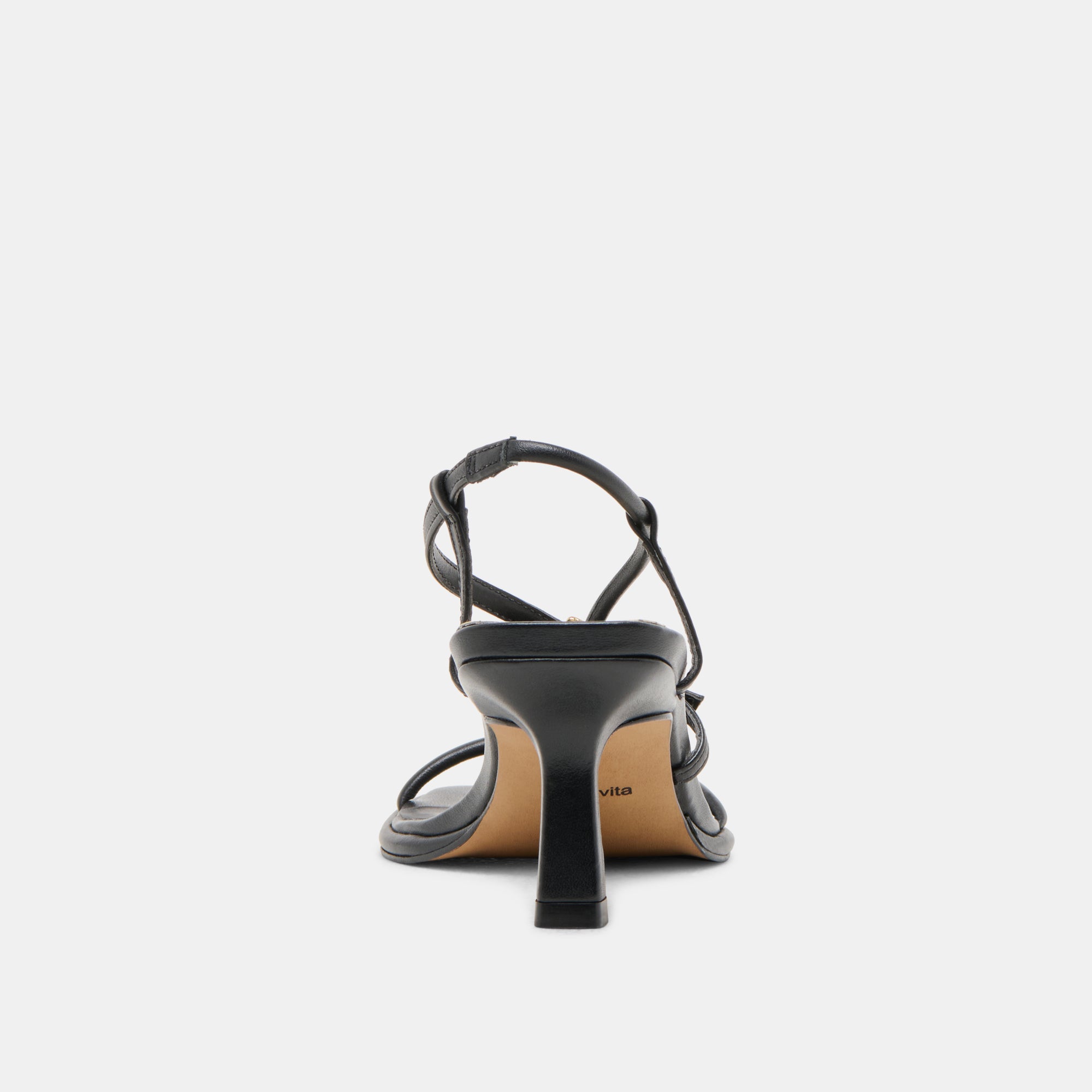 MYLEE Women's Black Leather High Heels - Stylish & Comfortable Dress Shoes for Work, Party & Evening Events