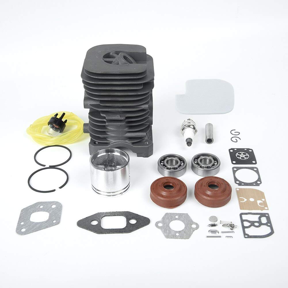 Poulan P3314 Chainsaw Replacement Cylinder Piston Kit - Compatible with 530071884, Fits M.C Tools - Perfect for Chainsaw Repair & Maintenance