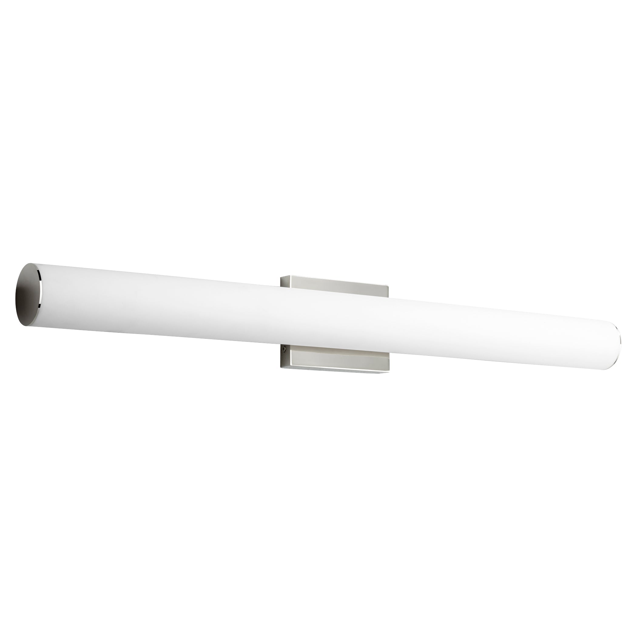 Oxygen FUGIT 3 5013 20 Vanity LED Light - 35 Inch Modern Bathroom Mirror with Matte White Acrylic Lens & Polished Nickel Finish - Perfect for Makeup, Shaving & Home Decor
