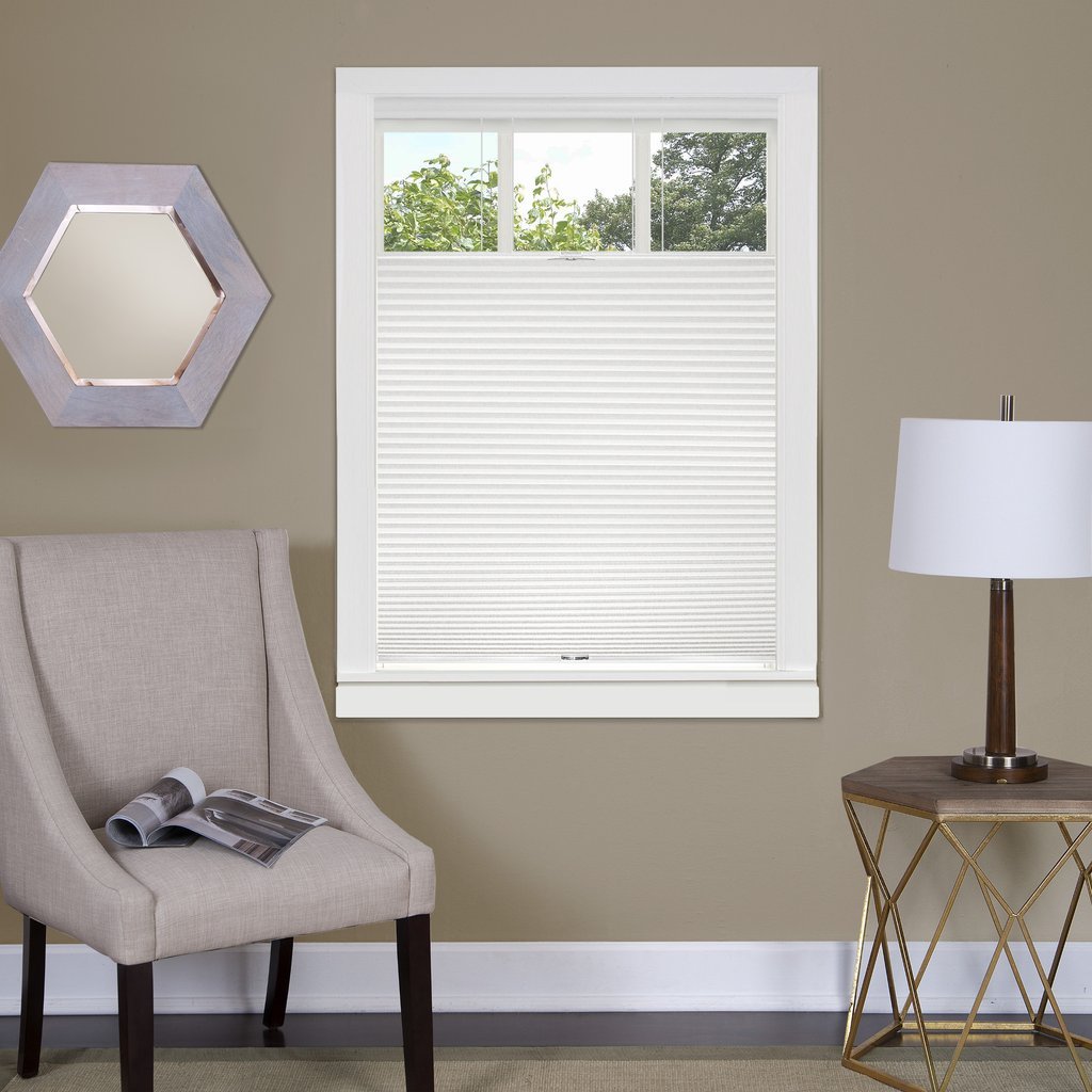 Cordless Cellular Shades - Top Down Bottom Up Honeycomb Pleated 3/8