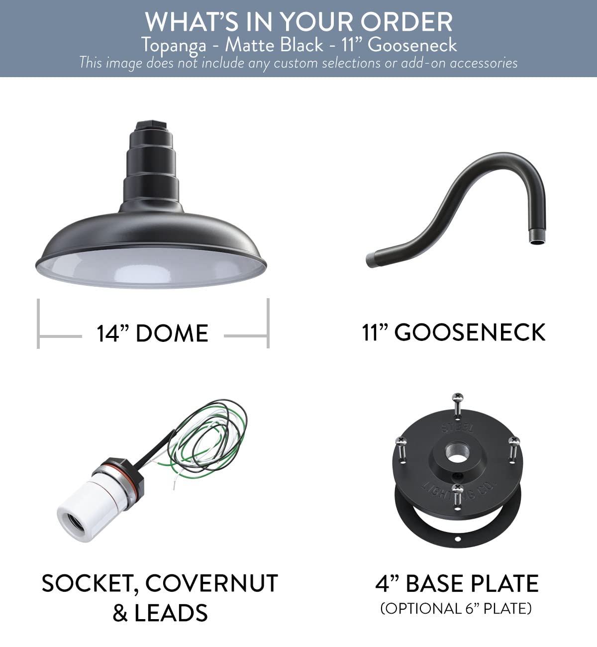 Steel Lighting Co. Topanga Barn Light - 14