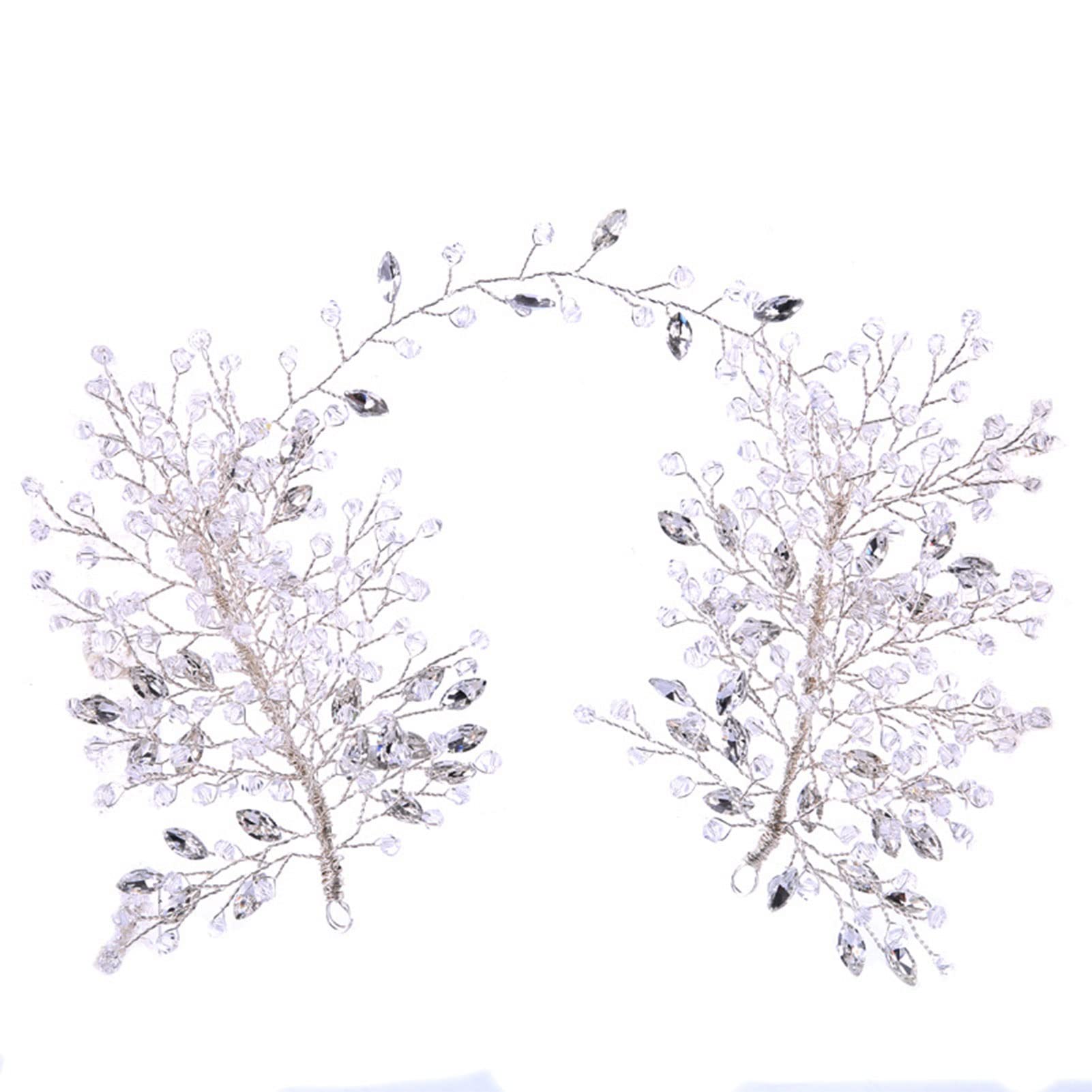 XIXIDIAN Elegant Rhinestone Crystal Bridal Headpiece – Wedding Hair Accessories for Women, Perfect for Banquets, Proms, and Special Occasions