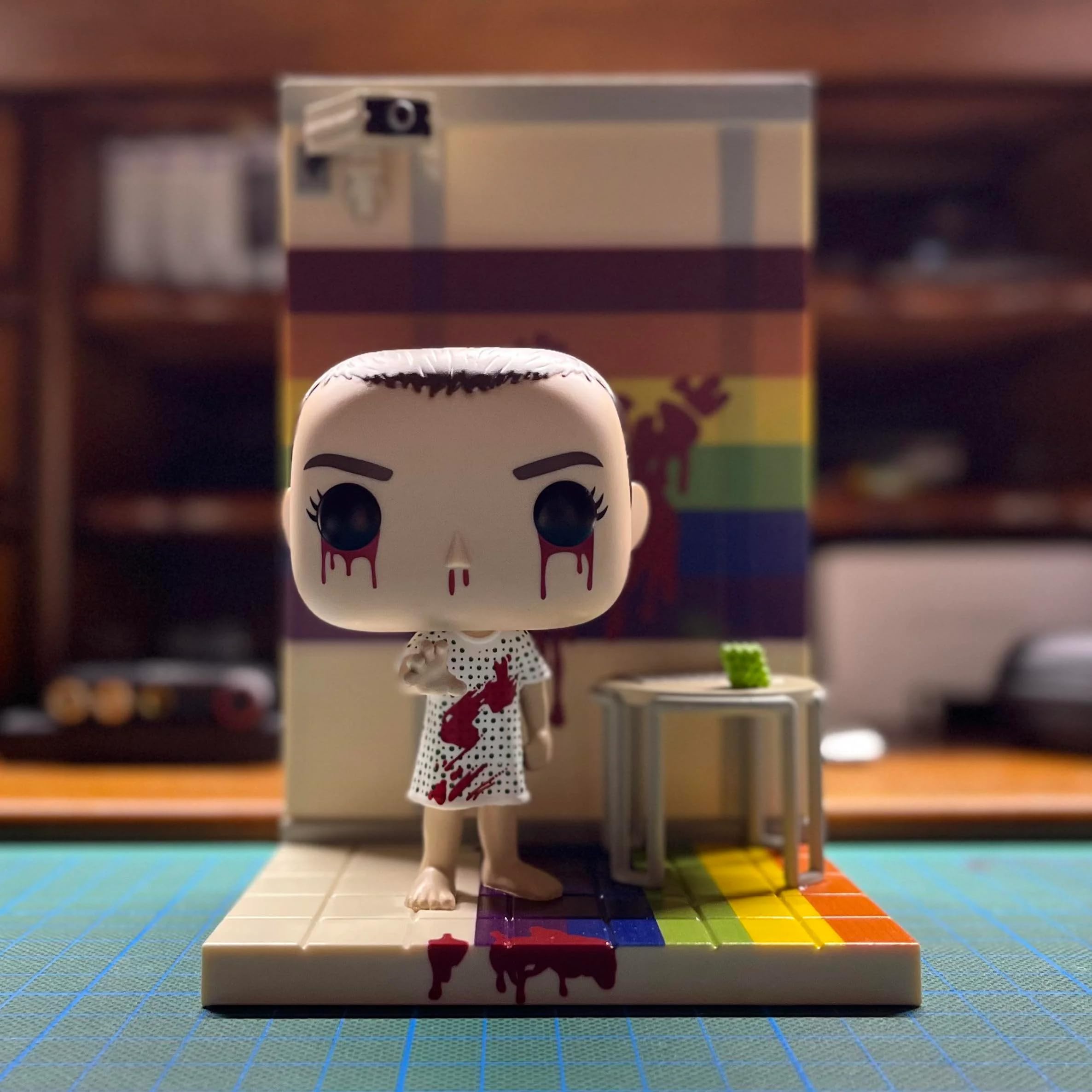 Funko POP! Deluxe Stranger Things Eleven in The Rainbow Room Vinyl Figure #1251 - Exclusive Collectible for Fans - Perfect for Display, Gifts & Pop Culture Enthusiasts