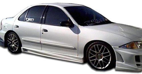 Extreme Dimensions Duraflex Bomber Side Skirts & Rocker Panels for 1995-2005 Chevrolet Cavalier 2DR - 2 Piece Set | Enhance Style & Protection for Car Enthusiasts & Show Vehicles