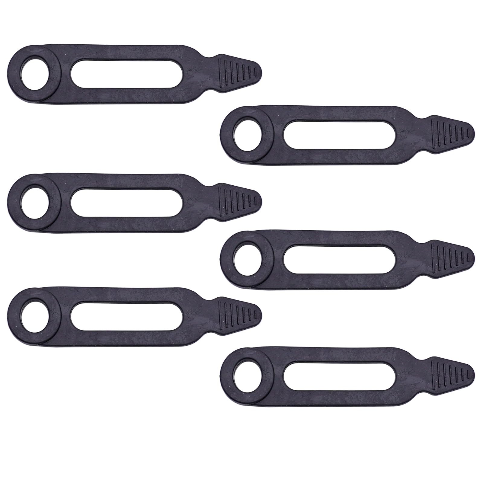 ATV Gun Rack Rubber Snubbers - 6 Pack Heavy Duty Gun Holder Track Straps for ATV/UTV, Compatible with Flex Grip Utility Holders | Secure Firearm Storage for Hunting, Off-Roading & Outdoor Adventures