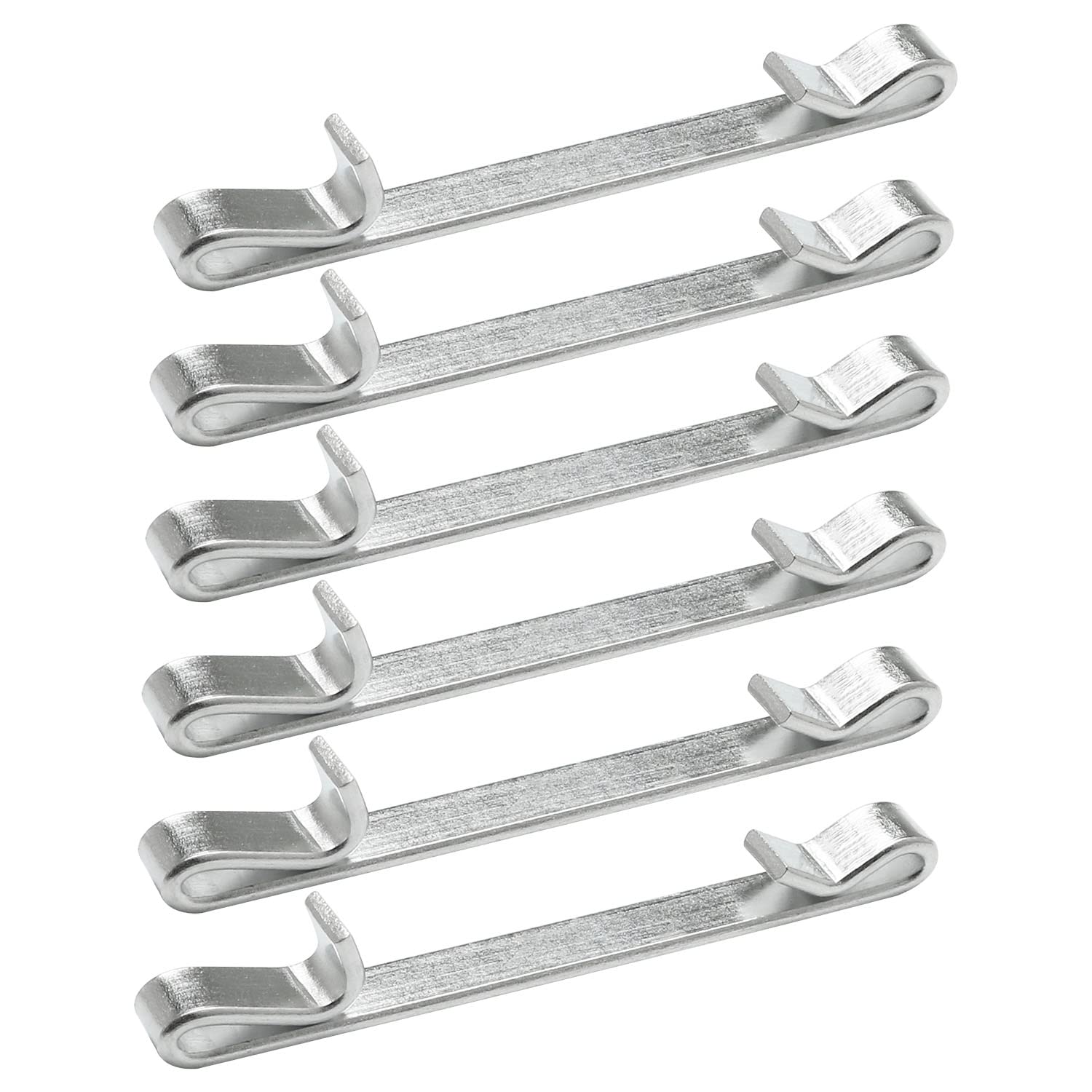 6PCS Tool Box Drawer Clips - Double Loop Style Slide Retaining Keeper Clips for Large Tool Box Replacement Parts | Secure & Organize Tools in Workshop, Garage & Truck Toolboxes