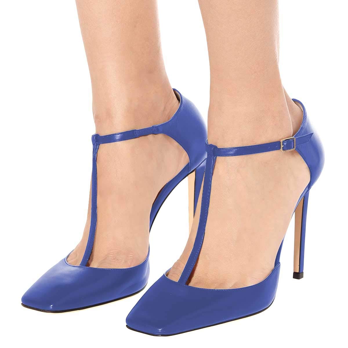 FSJ Women's Fashion Low Kitten Heels Pointed Toe Slingback Sandals - Comfortable Dress Pumps for Work, Party & Wedding | Office Wear, Cocktail Events & Bridal Shoes | Perfect for Business Meetings, Date Nights and Formal Occasions