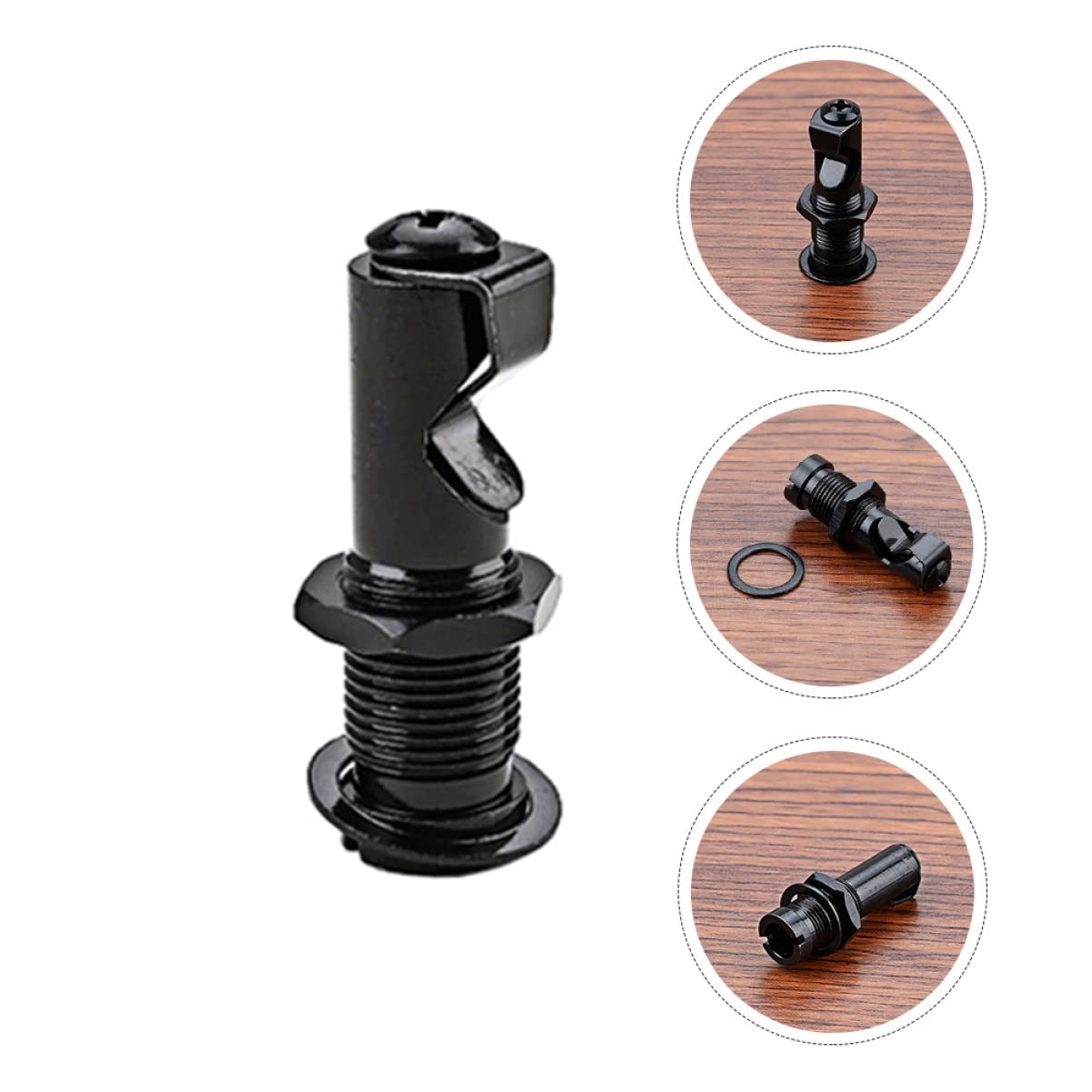 4pcs Durable Guitar Tremolo Arm Socket & Whammy Bar Jack - Replacement Parts for Electric Guitar - Perfect for Rock, Blues & Metal Performances