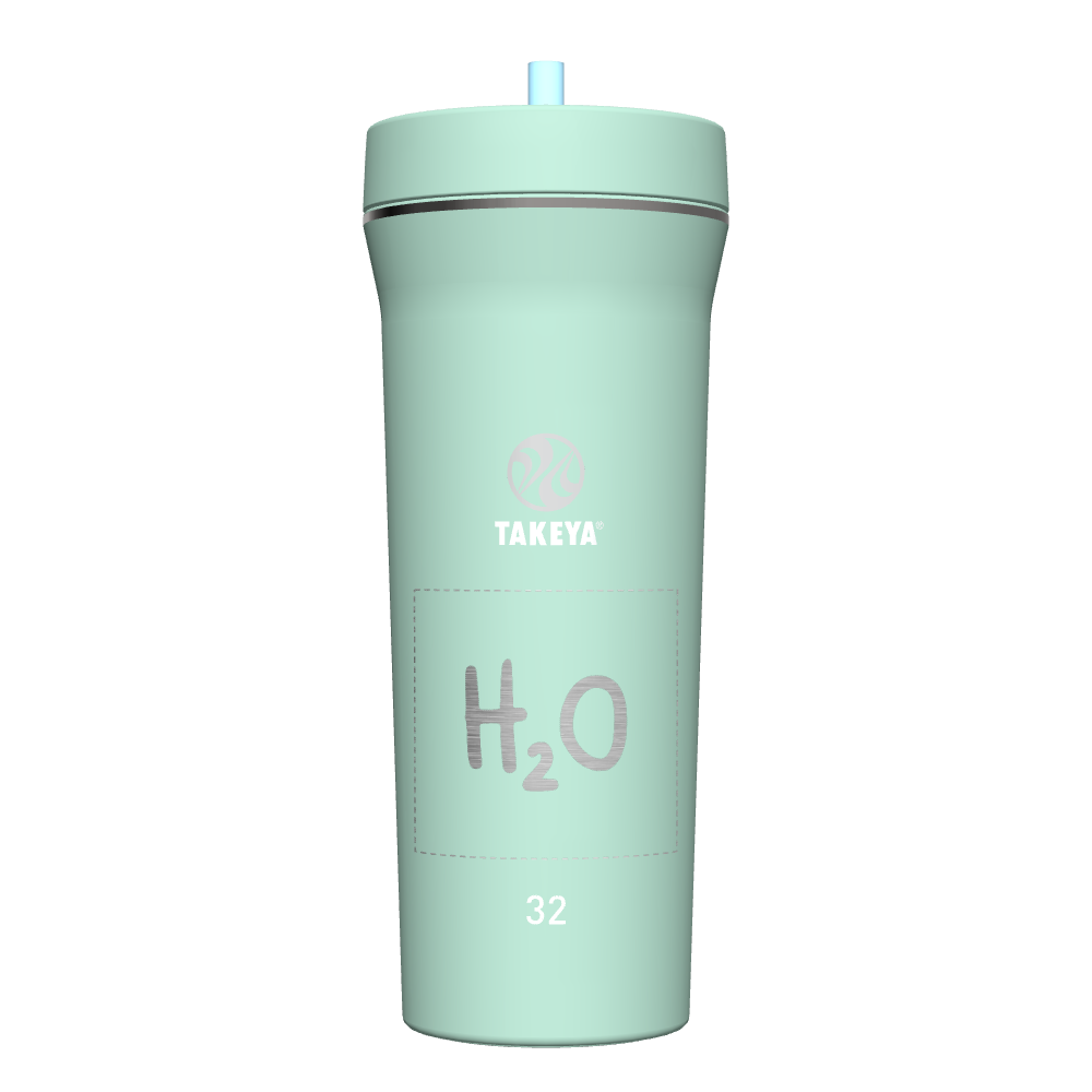 32 oz Custom Straw Tumbler with Lid & Straw - Insulated Stainless Steel Water Bottle for Hot & Cold Drinks - Perfect for Gym, Hiking, Travel & Office Use