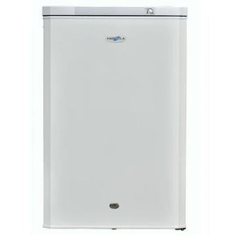 Farfalla FUF EP120 120L Upright Freezer White - Energy Efficient Compact Freezer for Home, Garage, or Basement - Perfect for Storing Frozen Foods, Ice Cream, and Meal Prep