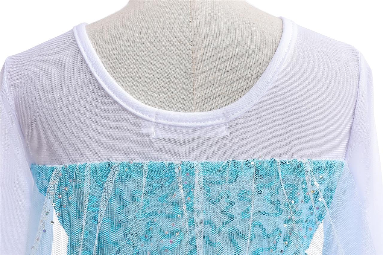 **Ice Princess Dress for Toddler Girls - Elegant Daisy Costume for Birthday, Halloween & Christmas Parties | Perfect for Fancy Dress & Special Occasions**