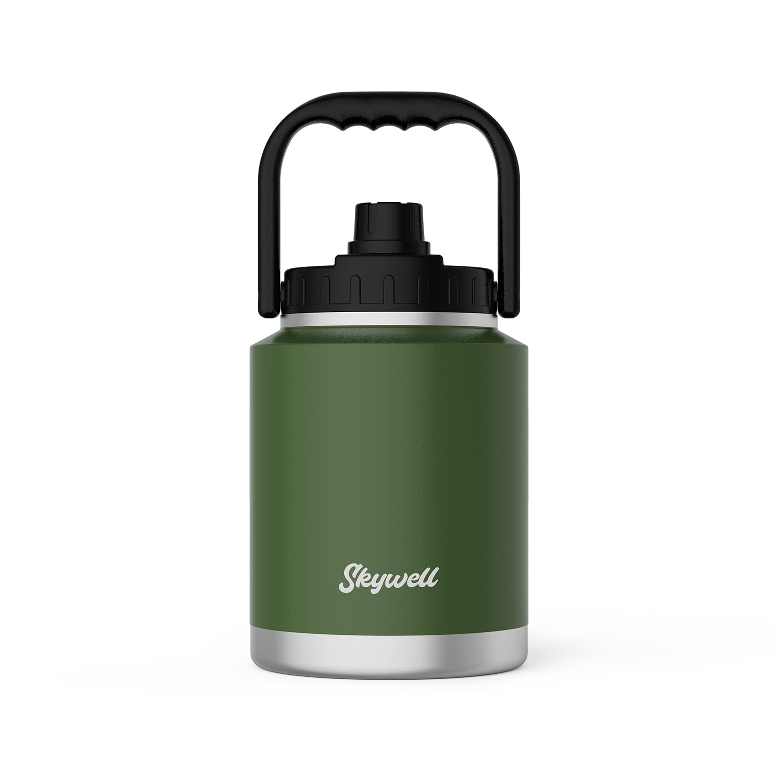 SkyWell 64oz Insulated Stainless Steel Water Bottle - Leakproof & Sweatproof for Outdoor Adventures