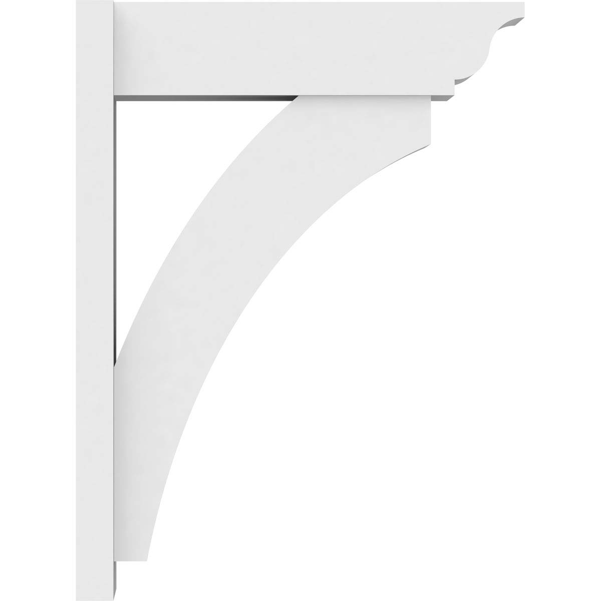 Ekena Millwork OUTP07X24X32THR01 Thorton Architectural Grade PVC Outlooker with Traditional Ends - 7