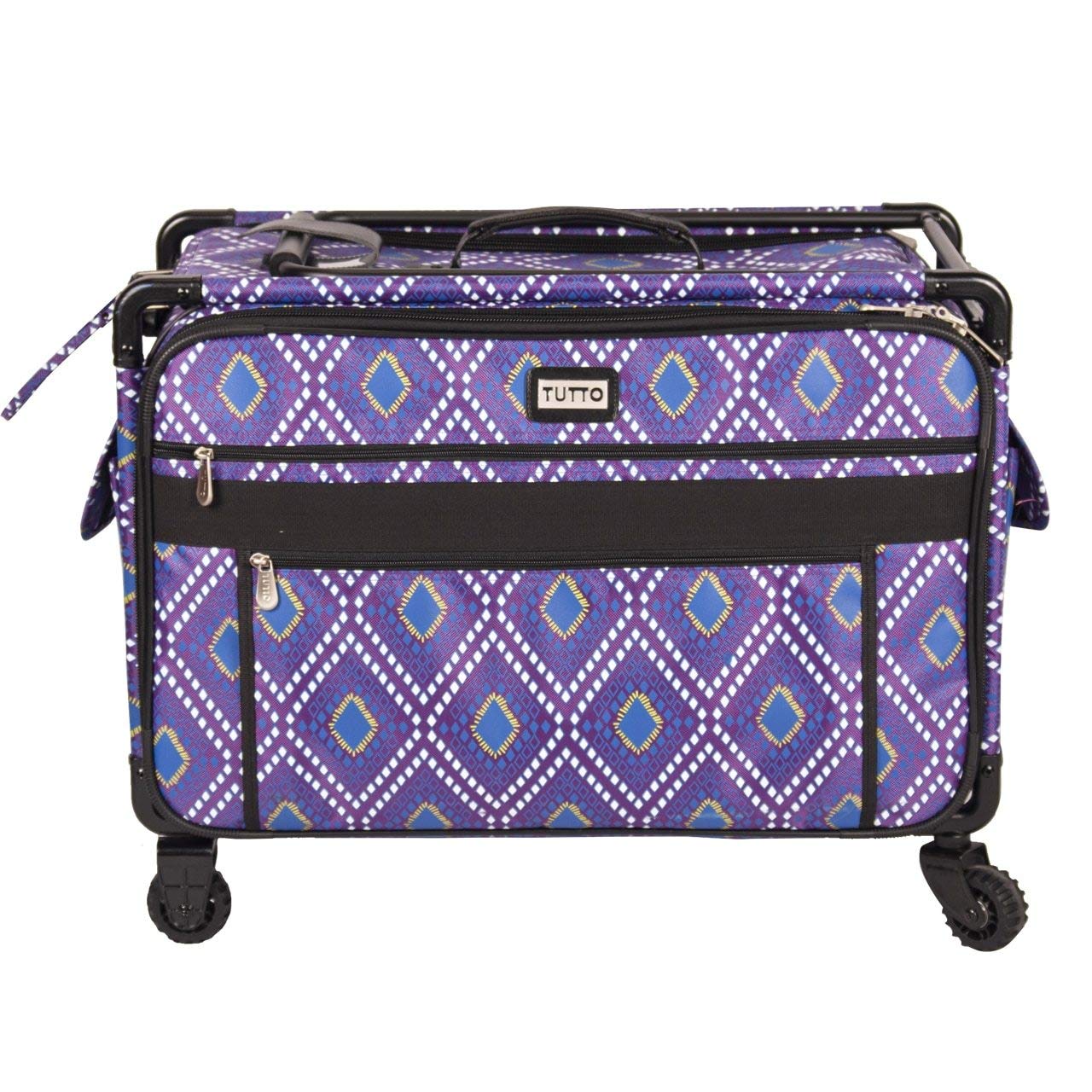 Tutto Brown 19 Inch Embroidery Project Bag - Perfect for Sewing, Quilting & Craft Supplies Storage - Durable Organizer for Needlework & DIY Accessories
