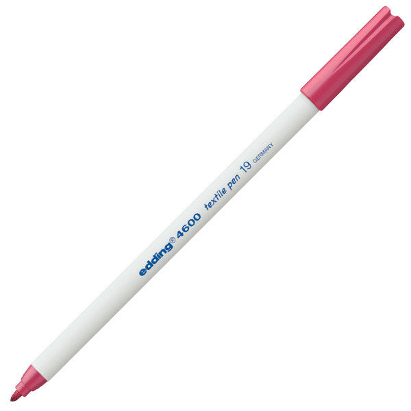 edding 4600 Bullet Tip Fabric Marker Pen - Permanent Textile Marker for Clothing, Shoes & DIY Crafts - Ideal for Fabric Painting, Custom T-Shirts & Home Decor Projects