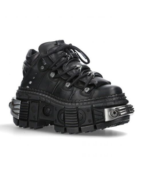 New Rock M WALL106 S10 - Stylish & Durable Men's Boots for Outdoor, Work & Motorcycle Riding | Perfect for Hiking, Construction & Adventure Activities