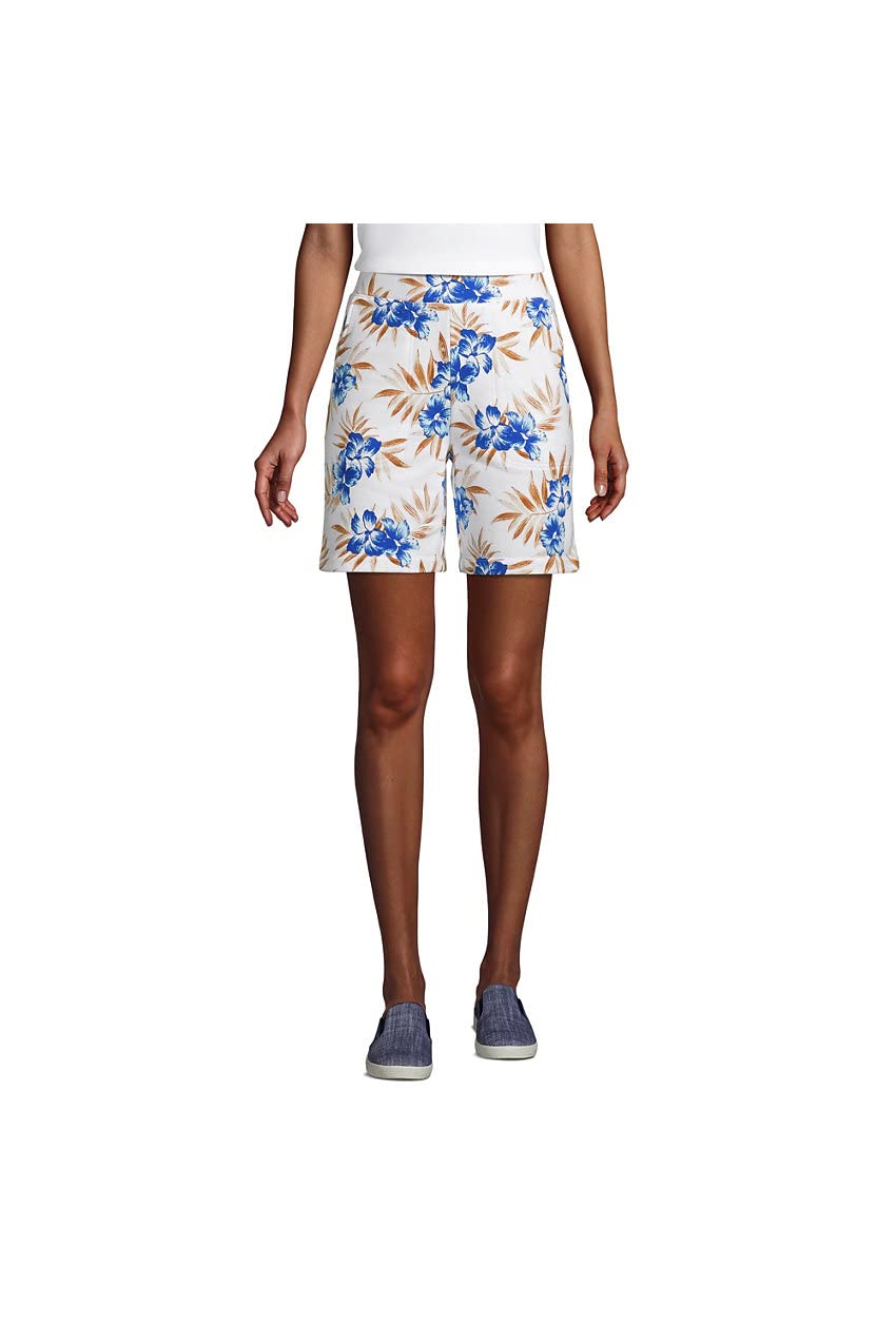 Lands' End Women's Serious Sweats SweatShorts - Comfortable Casual Shorts for Women - Perfect for Lounge, Workout, and Everyday Wear