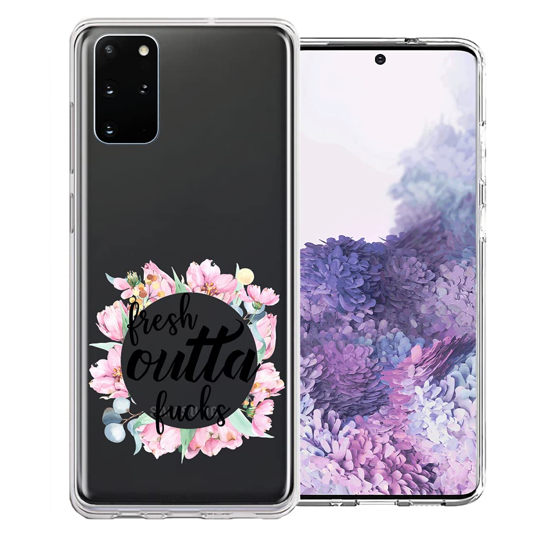 Samsung Galaxy S20 Phone Case - Double Layer Protective Cover with Stylish Fresh Outta Fs Design | Perfect for Everyday Use, Travel & Outdoor Activities