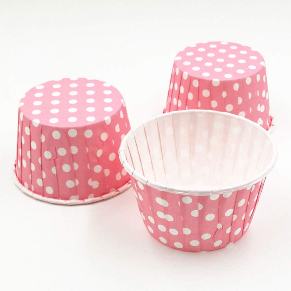 100-Pack CALLARON Muffin Wrappers & Cupcake Liners - Large Baking Cups for Muffins, Cupcakes, Parfaits, Sundaes - Perfect for Parties, Baby Showers & Home Baking Supplies