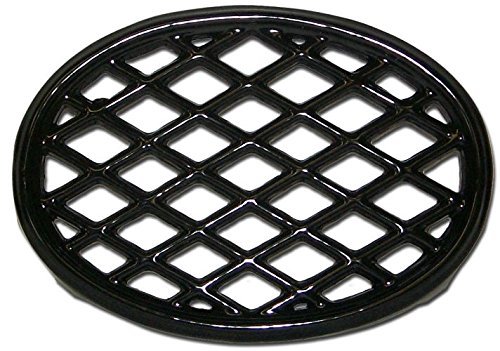 John Wright Cast Iron Lattice Trivet - Jet Black - Heat Resistant Hot Plate Holder for Pots, Pans & Serving Dishes - Perfect for Kitchen, Dining Table & Outdoor BBQ Use