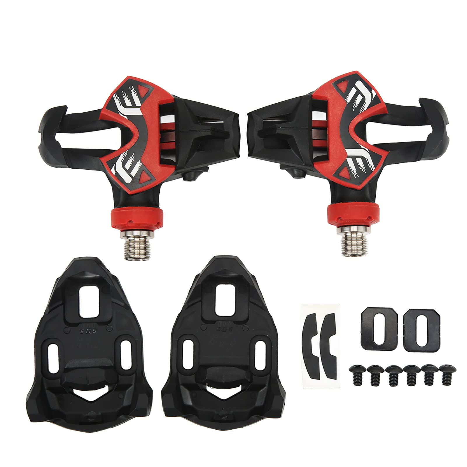 TeamSky Self-Locking Bike Pedals - Carbon Fiber Quick Release Road & Mountain Bike Pedals for Cycling, Racing & Commuting