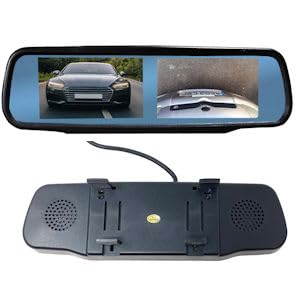 Dolphin Automotive Dual Rear View Parking Camera with 4.3