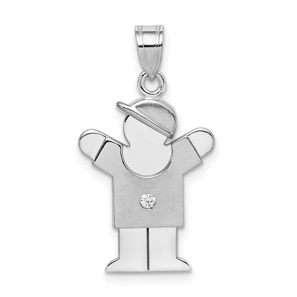 14K White Gold AA Diamond Pendant Necklace for Women - Elegant Fine Jewelry Gift for Anniversary, Birthday & Special Occasions