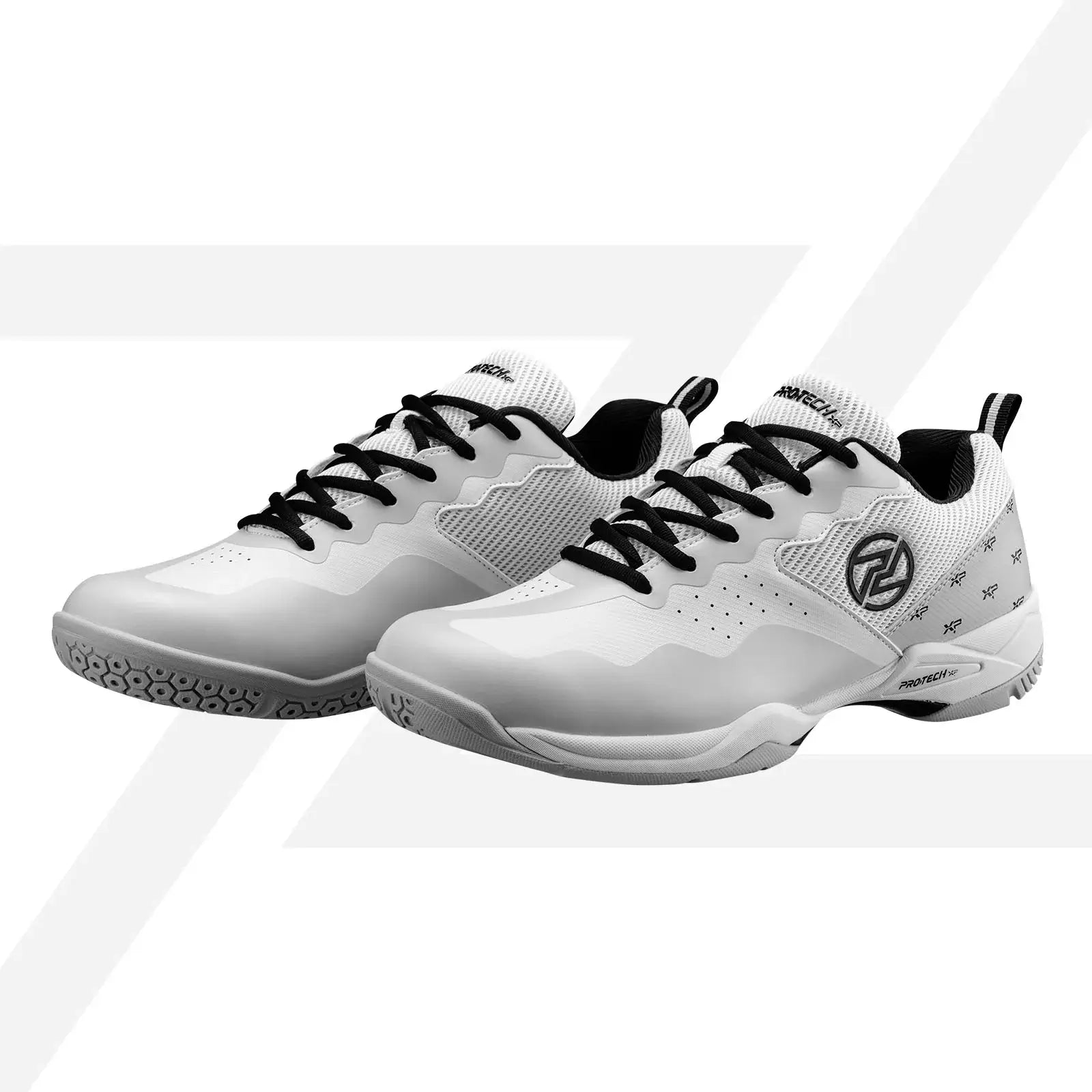 PROTECH PREDATOR 2.0 Badminton Shoes for Men & Women - Lightweight Breathable Court Shoes with Non-Slip Sole - Perfect for Indoor/Outdoor Badminton, Tennis & Squash Games