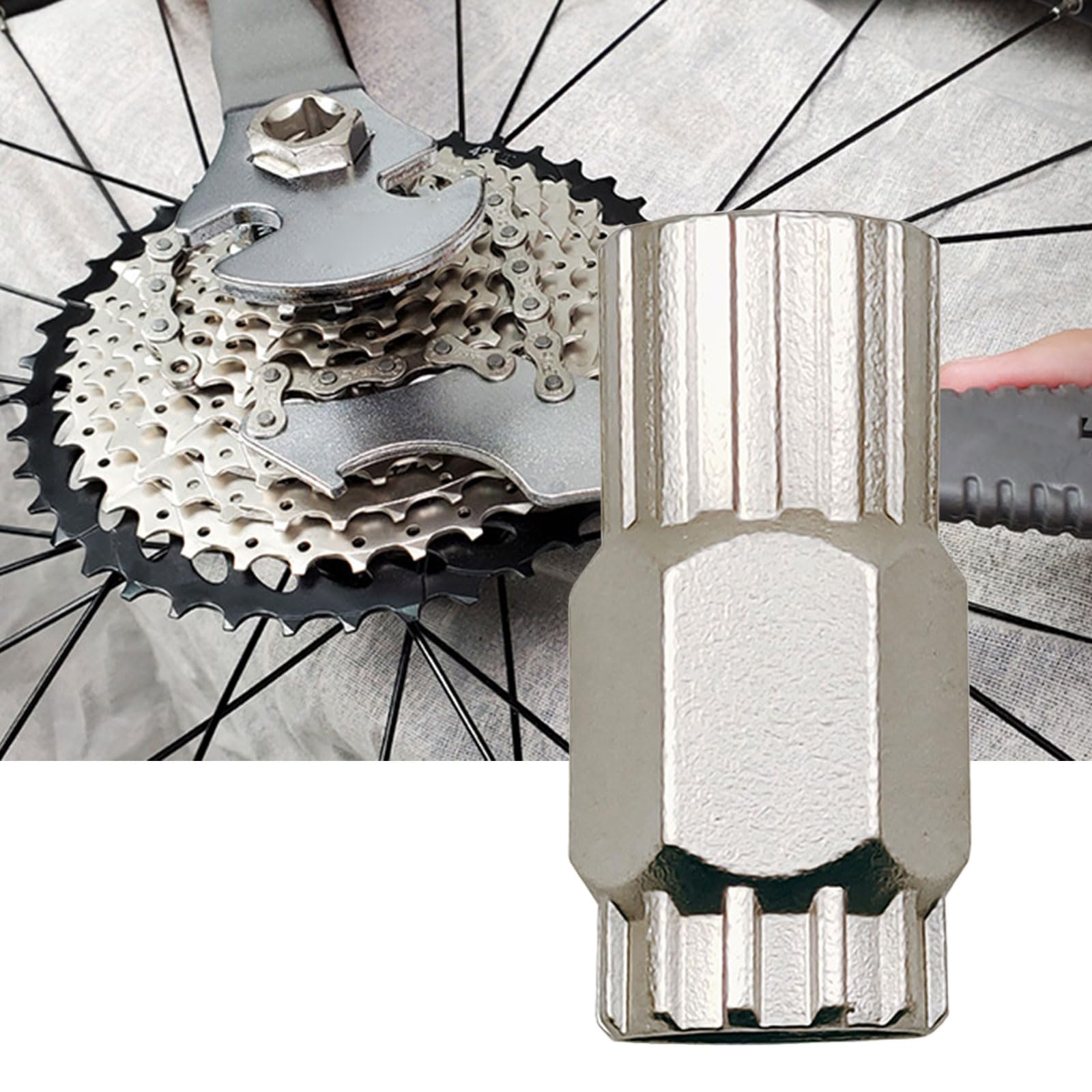Bike Lockring Removal Tool - Professional Bicycle Repair Tool for Removing Cassettes & Lockrings - Essential Bike Shop Tool for Maintenance & Repair | Perfect for Home Mechanics & Professional Bike Shops