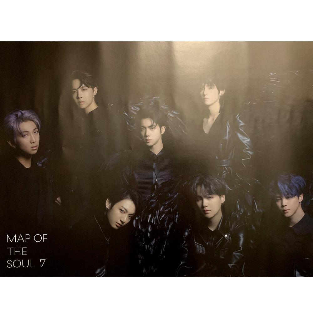 BTS 4th Album 'MAP OF THE SOUL : 7' Official Poster - K-Pop Wall Decor for Bedroom, Office & Fan Collection | Perfect Gift for ARMY Fans