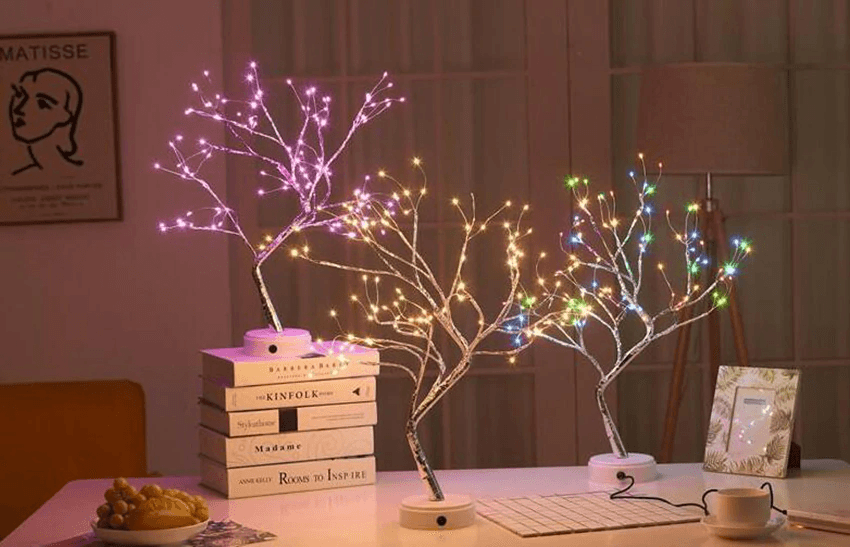 LED Bonsai Spirit Tree - Artificial Decorative Light Up Plant for Home, Office & Zen Garden Decor - Perfect for Meditation Rooms, Gift Giving & Feng Shui