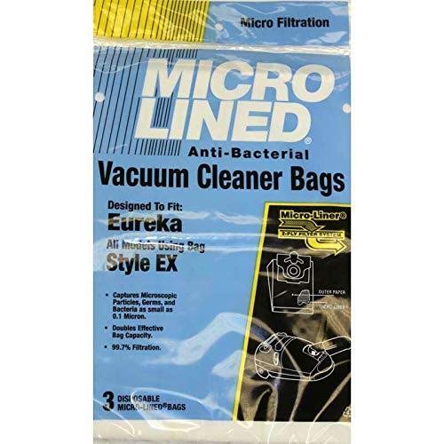DVC Eureka Style EX Micro Allergen Vacuum Cleaner Bags - 75 Pack | HEPA Filter Replacement Bags for Dust Mites & Pet Hair | Made in USA | Ideal for Allergy Sufferers & Pet Owners