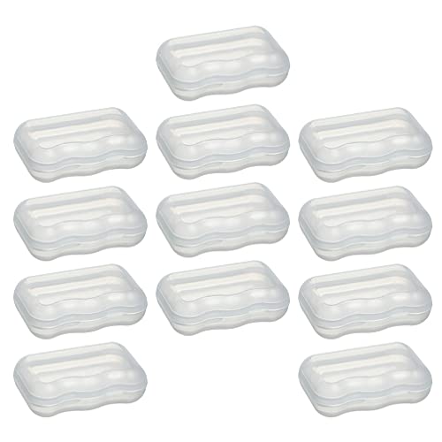 20PCS Clear Jewelry Storage Boxes - Small Transparent Bead Organizer Containers for DIY Crafts, Nail Art Tips & Rhinestones | Perfect for Jewelry Making, Craft Organization & Travel Accessories Storage