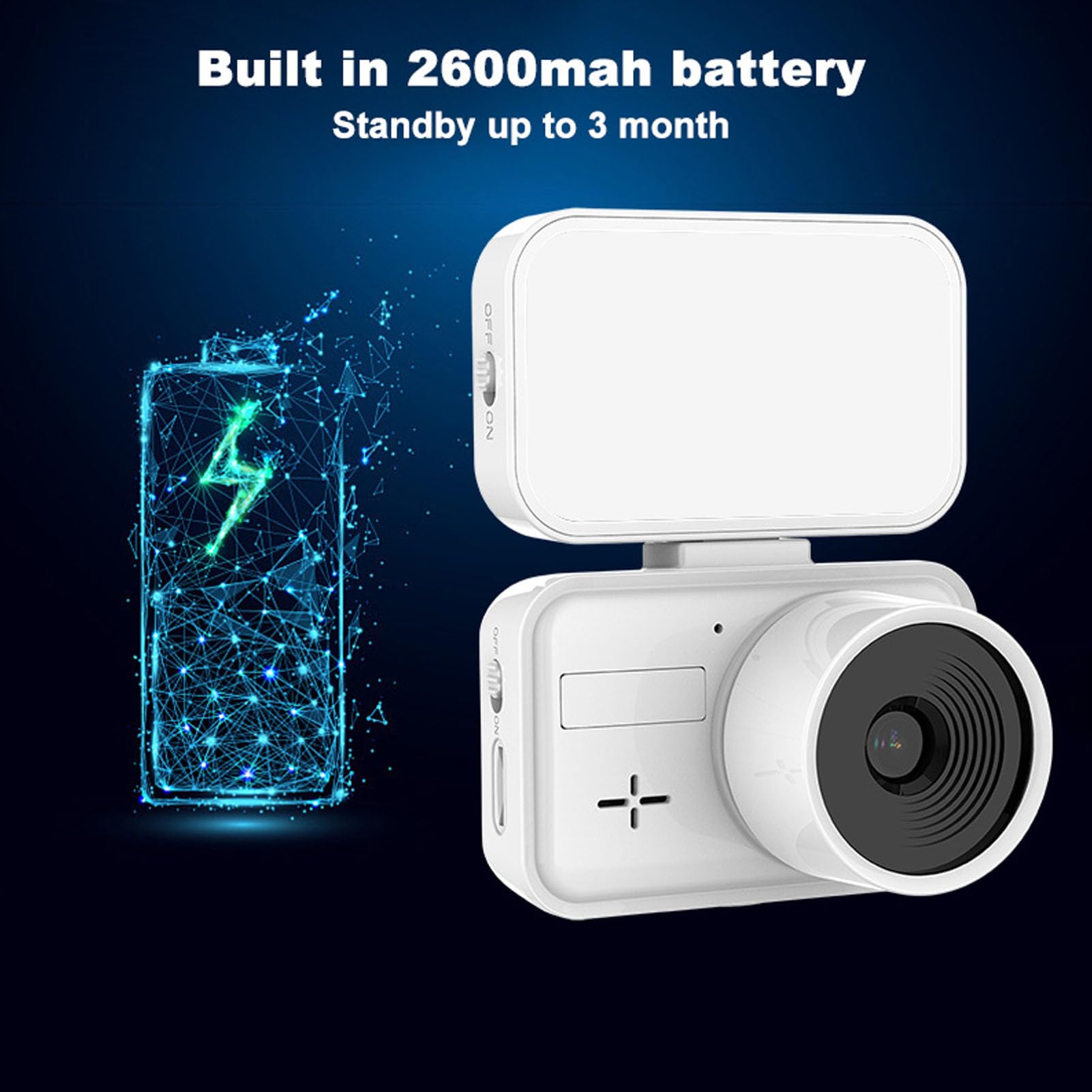 ASHATA WiFi Time Lapse Camera with App Control - 4MP HD Wireless Remote Camera with 2.5cm Macro Lens for Plant Growth, Flower Blooming | Perfect for Gardening, Nature Observation & Creative Photography