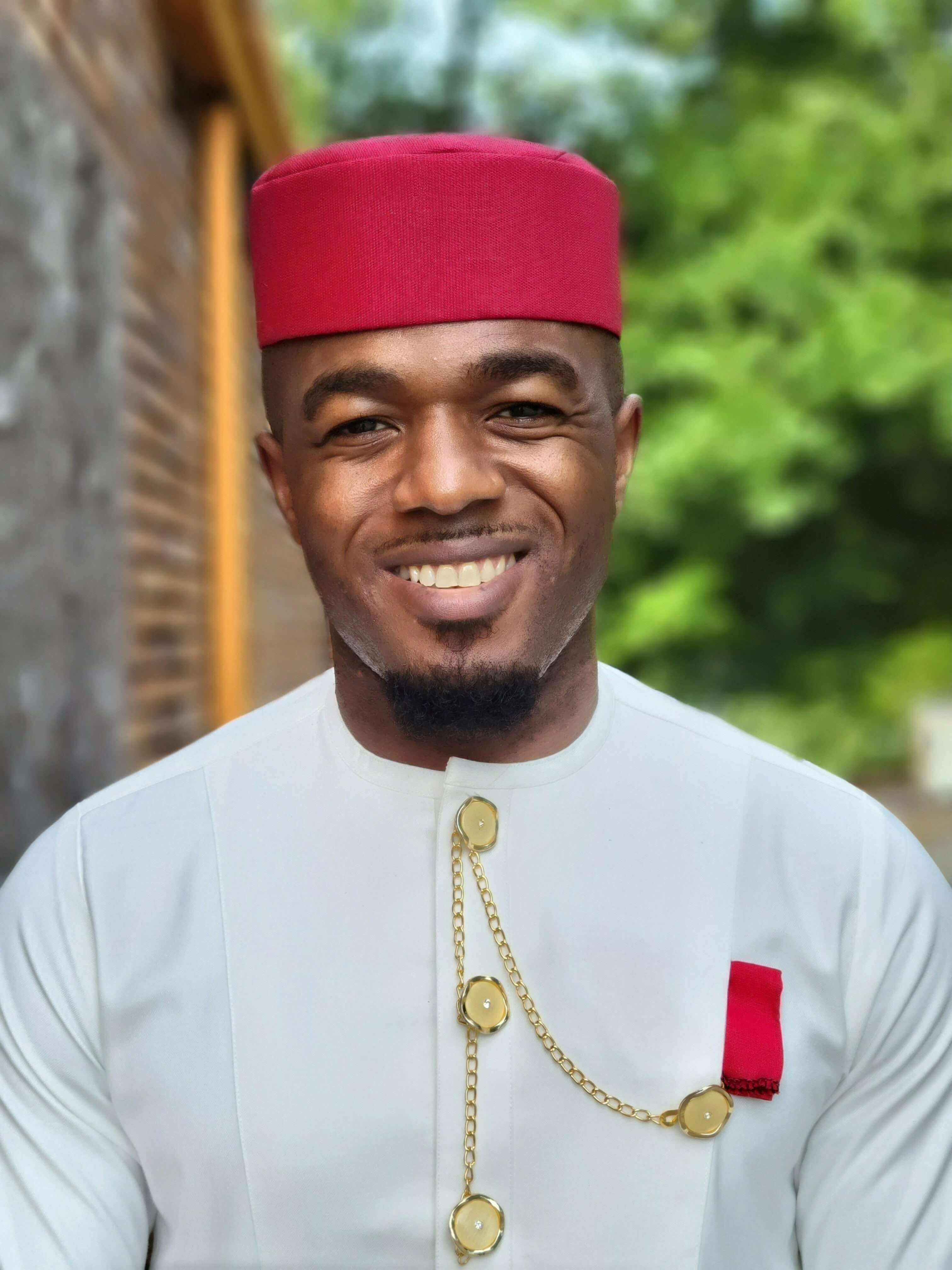 Baamu Ivory African Senator Sunmo Top and Pants Set DPXTM506 | Traditional Nigerian Attire for Men | Perfect for Weddings, Parties & Cultural Events